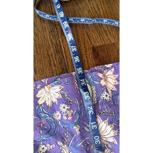 J.Jill Love Linen Purple Floral Abstract Pattern Linen Sheath Dress, XS P 1766 - Picture 10 of 10